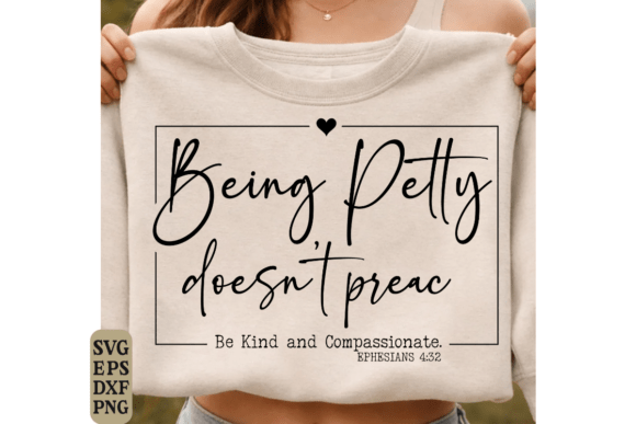 Jesus Svg Being Petty Doesnt Preach Png