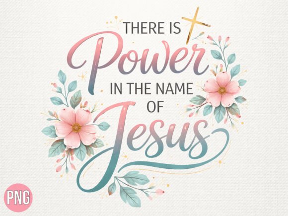 Power Name of Jesus Christian PNG