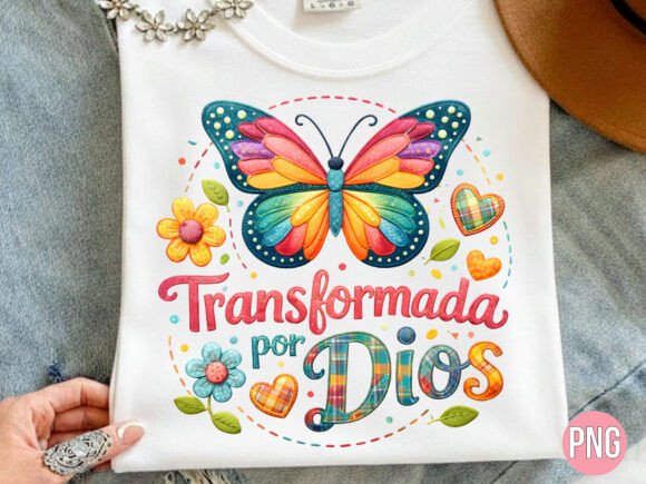 Transformed God Butterfly Christian PNG T-Shirt Designs